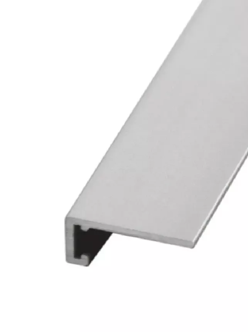 Микроплинтус НЕПЛИНТУС AL16X5-01 Серебро матовое 16х6х2000мм
