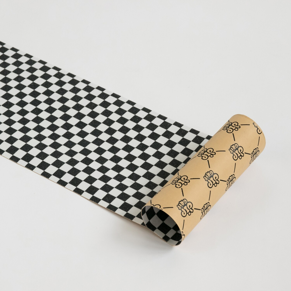 Шкурка для скейтборда DipGrip Check Black Perforated