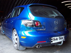 Фаркоп оцинкованный Galia M106A для Mazda 3 седан/хетчбек 2003-2009, Mazda 3 седан/хетчбек 2009-2013, Ford Focus III хетчбек 2011-(паспорт и сертификат в комплекте)(без электрики)