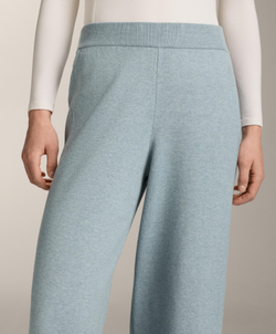 OYSHO Прямые брюки с резинкой по бокам, серо-синий