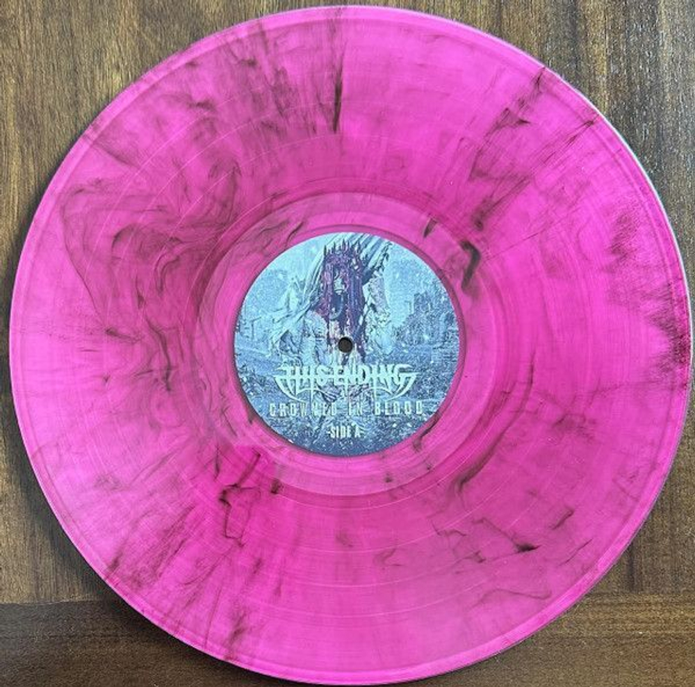 THIS ENDING - Crowned In Blood MARBLED VINYL, цветная виниловая пластинка, melodic death metal