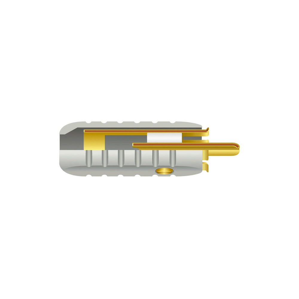 Wireworld Male Gold Tube RCA 6.5mm, коннектор RCA, позолоч., 6,5мм, (RCAM6.5MM)