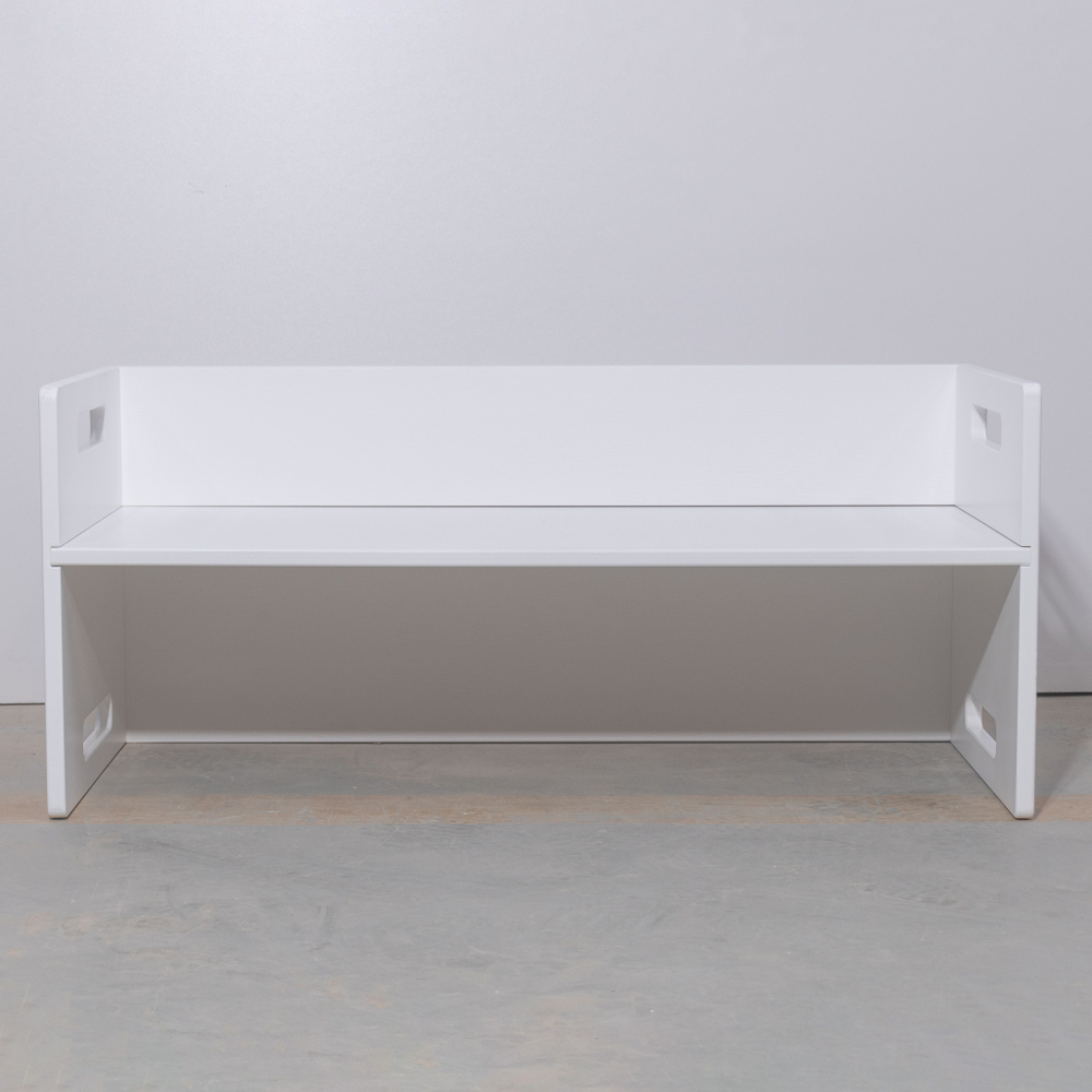 Растущий стул для детей, 74х34х34, Чек, стол и стул 2в1, деревянный, белый, Dipriz