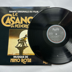 Винтажная виниловая пластинка LP Nino Rota Le Casanova De Federico Fellini, Музыка Из Кинофильма Казанова Федерико Феллини (Франция 1977)