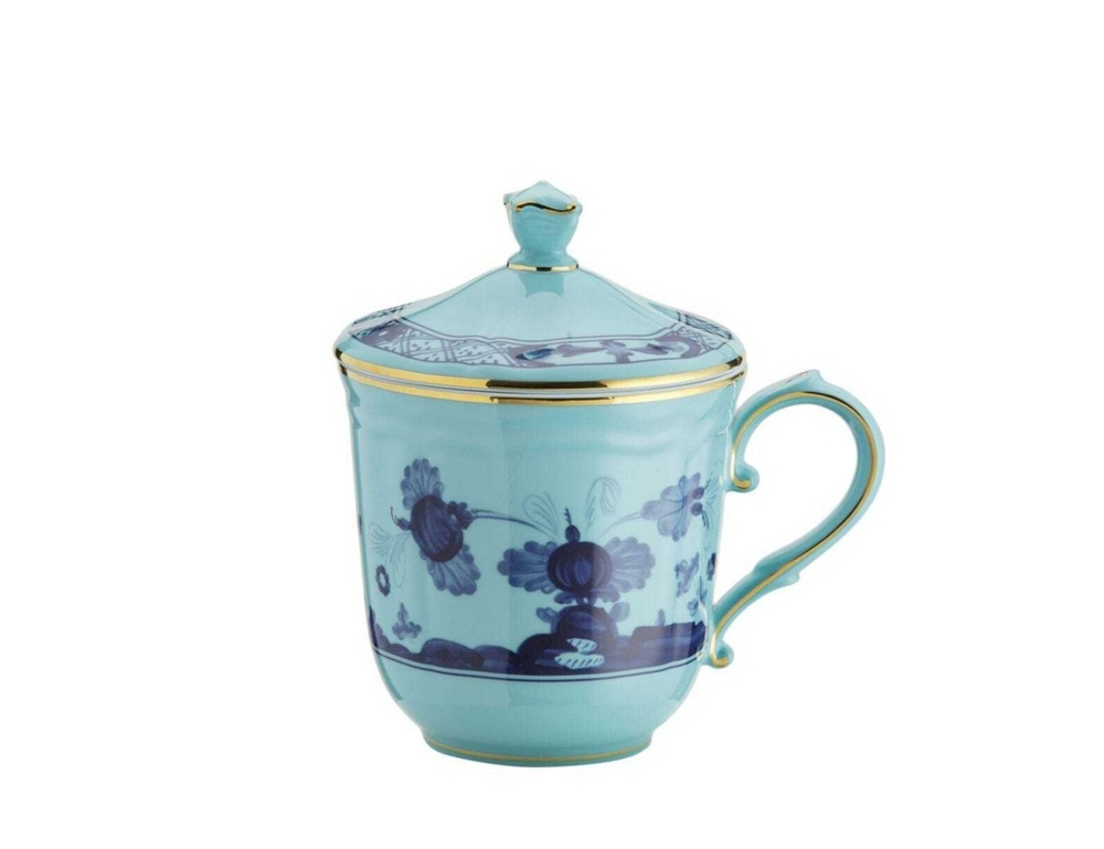 Кружка с крышкой Oriente Italiano Iris (400 мл)