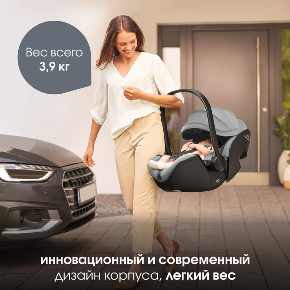 Коляска 3 в 1 Britax Roemer Smile 5Z LUX и автокресло Baby-Safe PRO Style Mineral Grey Warm Caramel
