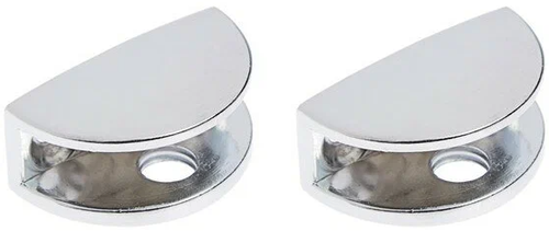 Полкодержатель Полумесяц большой Хром