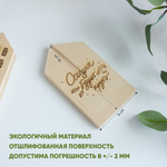 Домик "Сегодня будет круто" (гравировка) 1шт. деревянный