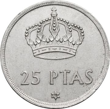 25 песет 1975 Испания