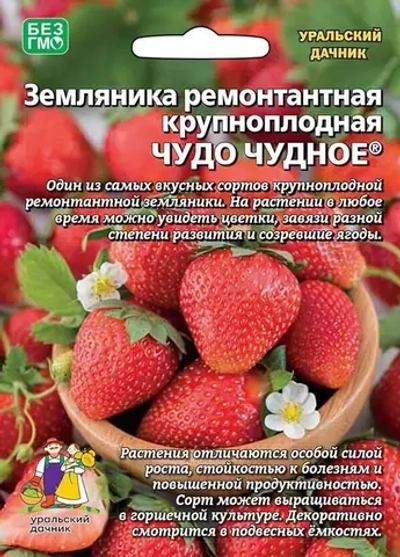 Семена Земляника Чудо чудное - ремонтантная (УД) Е/П Б/Ф