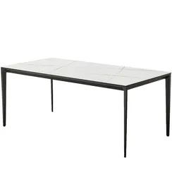 Стол Halden 160х90 см белая керамика