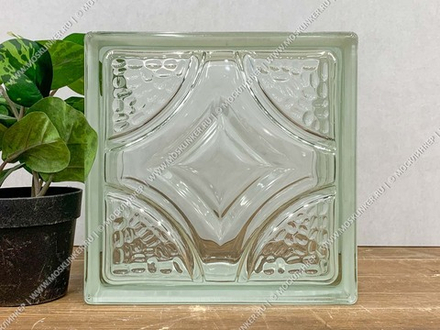 Стеклоблок Vitrablok Деко 19x19x8 - Бесцветный