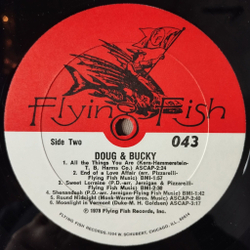 Винтажная виниловая пластинка LP Doug Jernigan And Bucky Pizzarelli Doug and Bucky (USA 1978)