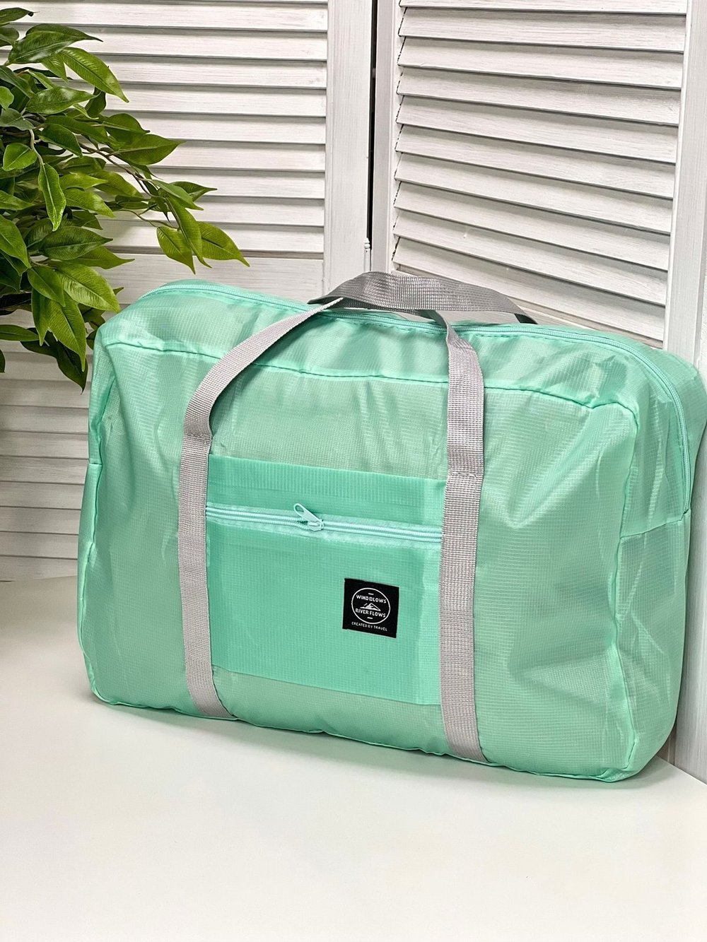 Сумка дорожная, текстильная мятная (201723116)