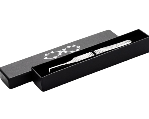 Пинцет L-65 Diamond Silver Be Happy