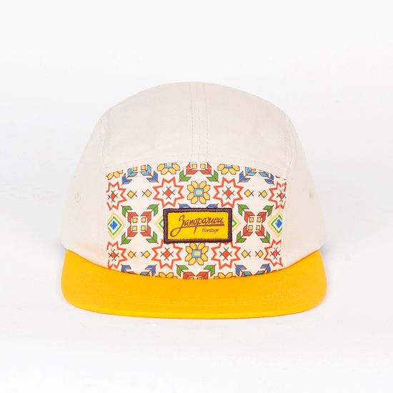 Бейсболка ЗАПОРОЖЕЦ Карпаты 5 Panel Yellow