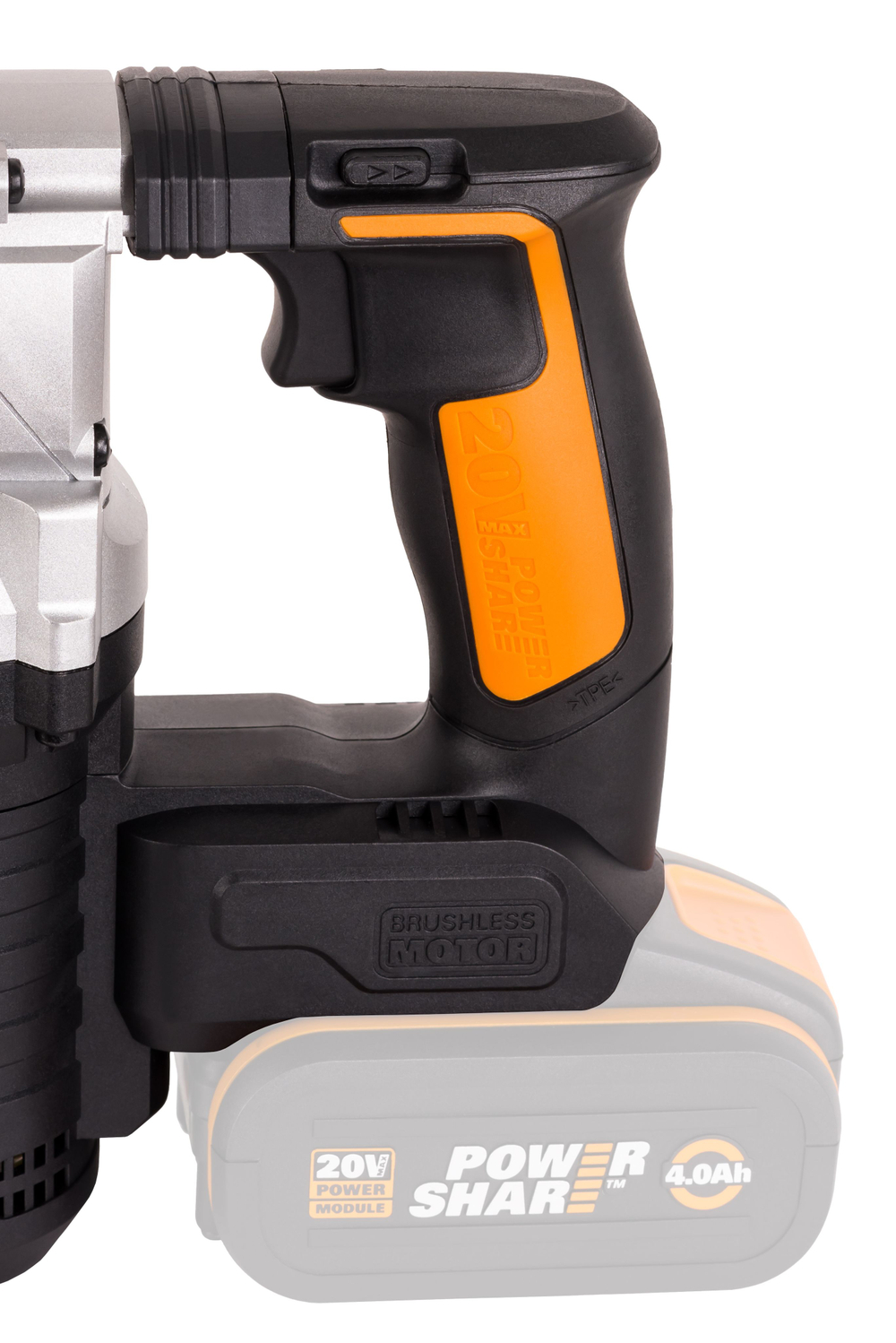Перфоратор аккумуляторный бесщеточный WORX WX380.9