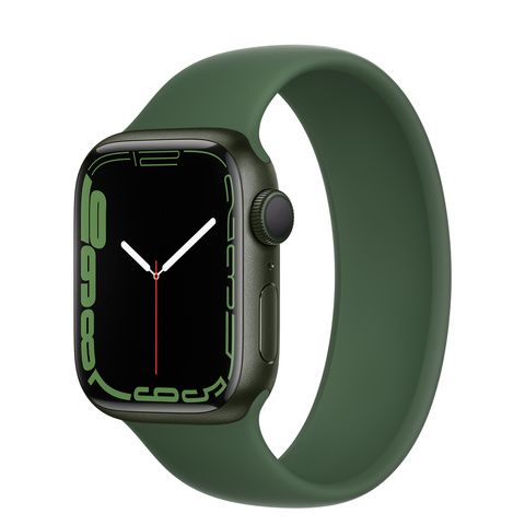 Умные часы Apple Watch Series 7 41mm Aluminium with Solo Loop, зеленый клевер (размер 5)