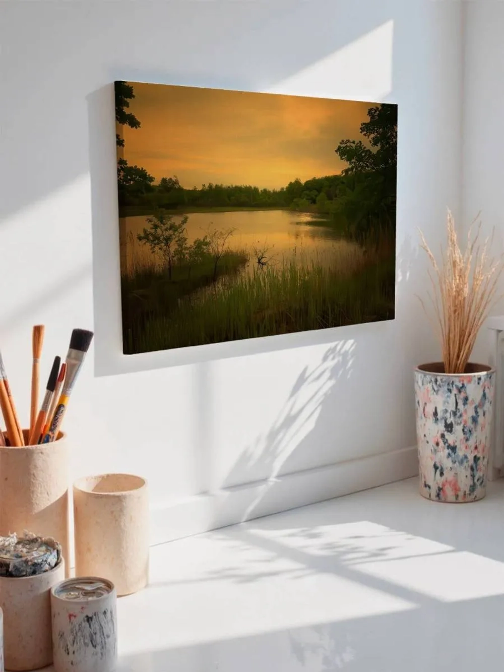 Картина на стену 40 X 50 Пруд