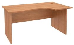 Стол эргономичный правый "Альфа" 62.21 Орех Пегас, ЛДСП, Витра
