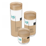 Комплект емкостей для сыпучих продуктов "Palermo" 3 шт. (0,5л+0,5л+1,0л) (бесцветный флэк)