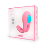 Розовое виброкольцо с пультом ДУ I-Moon Candy MY-1001