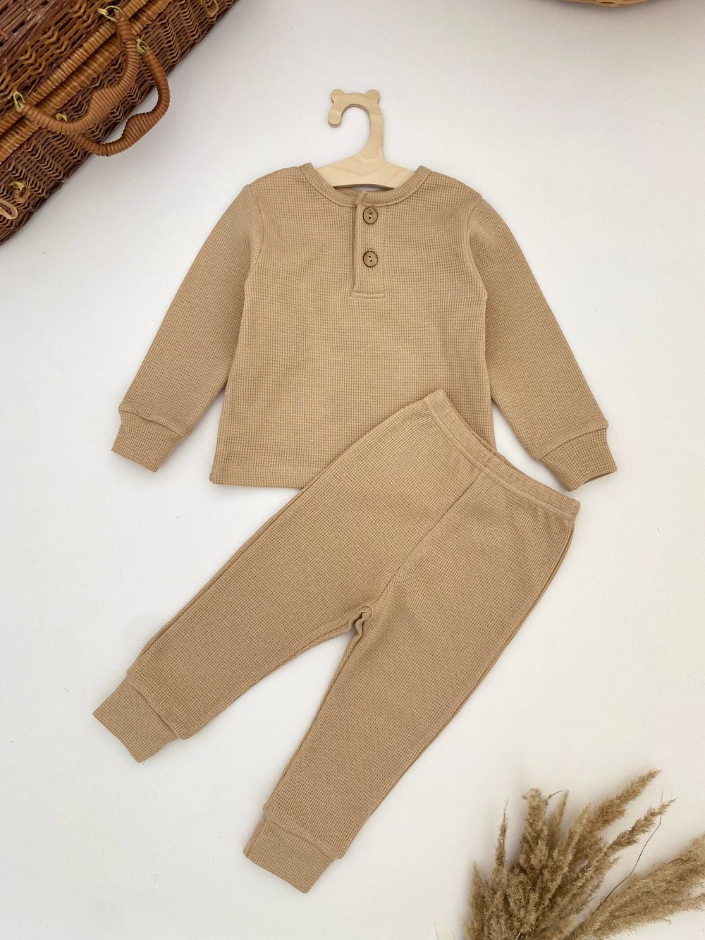 2389/БЕЖ Комплект пижамный "RETRO BOY"