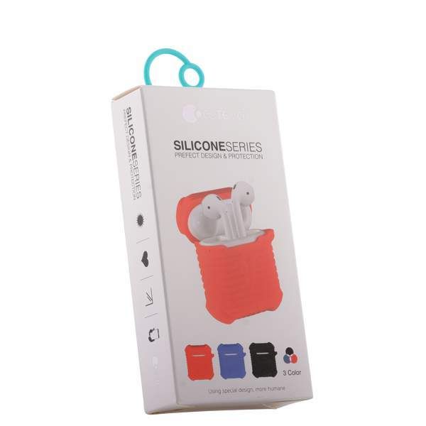 Чехол силиконовый COTEetCI для AirPods CS8106-BK Case Черный
