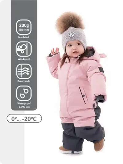 Комбинезон зимний для девочек мембрана