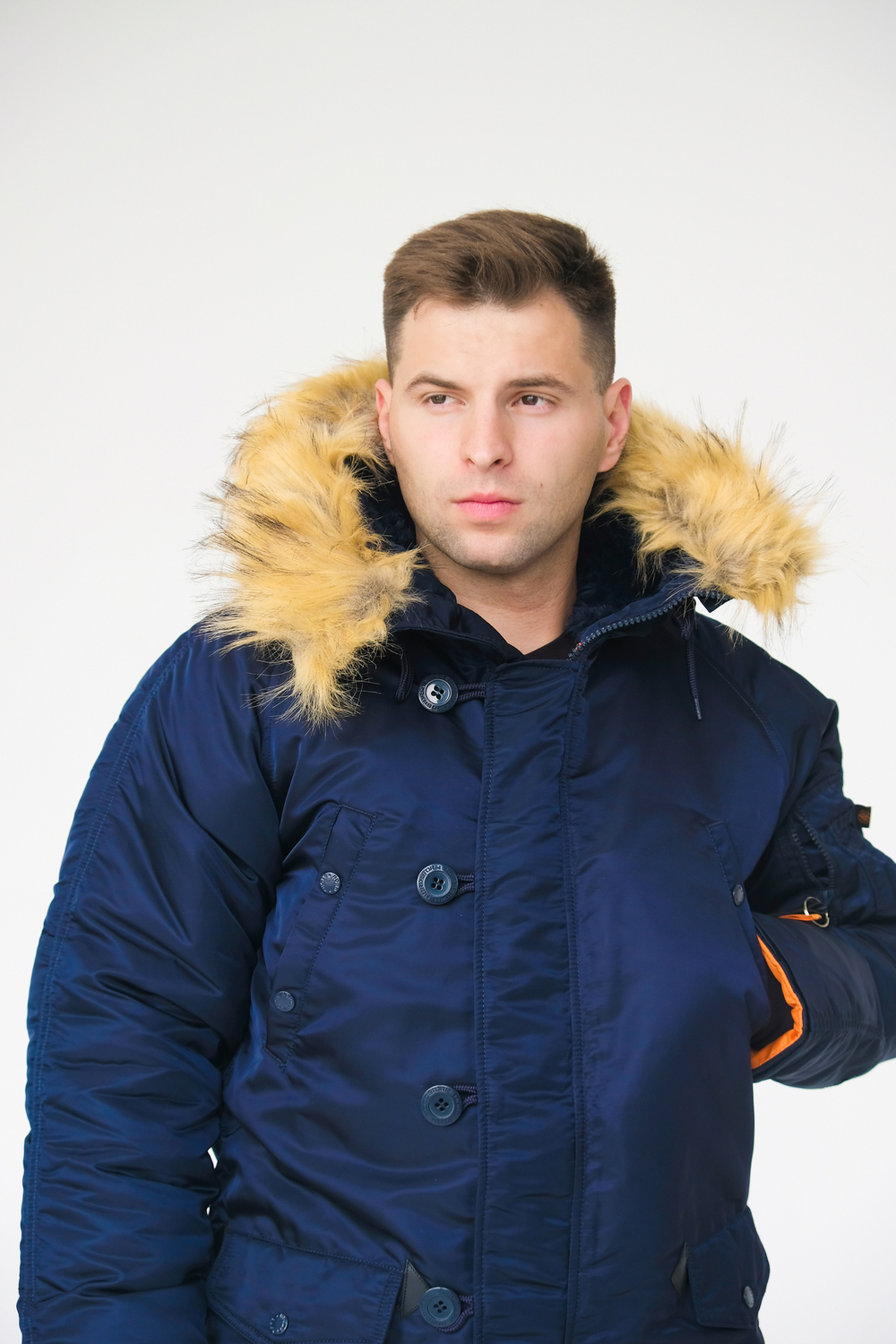 Парка флисовая N3b Husky19 Rep.Blue