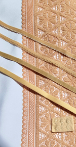 Туннельная лента темно-бежевая бесшовная Т007