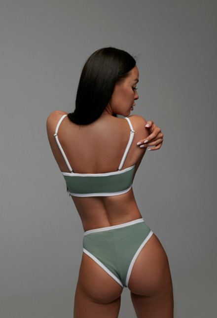 Топ от купальника Ease Olive