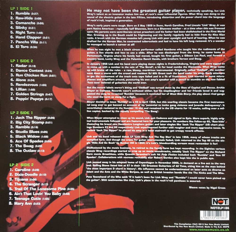 Link Wray / The Rumbling Guitar Sound Of (2LP)