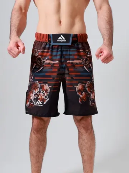 Шорты мужские спортивные для мма mma с разрезами