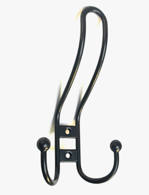 Крючок тройной фигур черный 1205/А-ВL