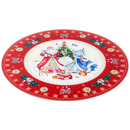 ТОРТОВНИЦА ВРАЩАЮЩАЯСЯ "НОВЫЙ ГОД" 32*2,5 СМ