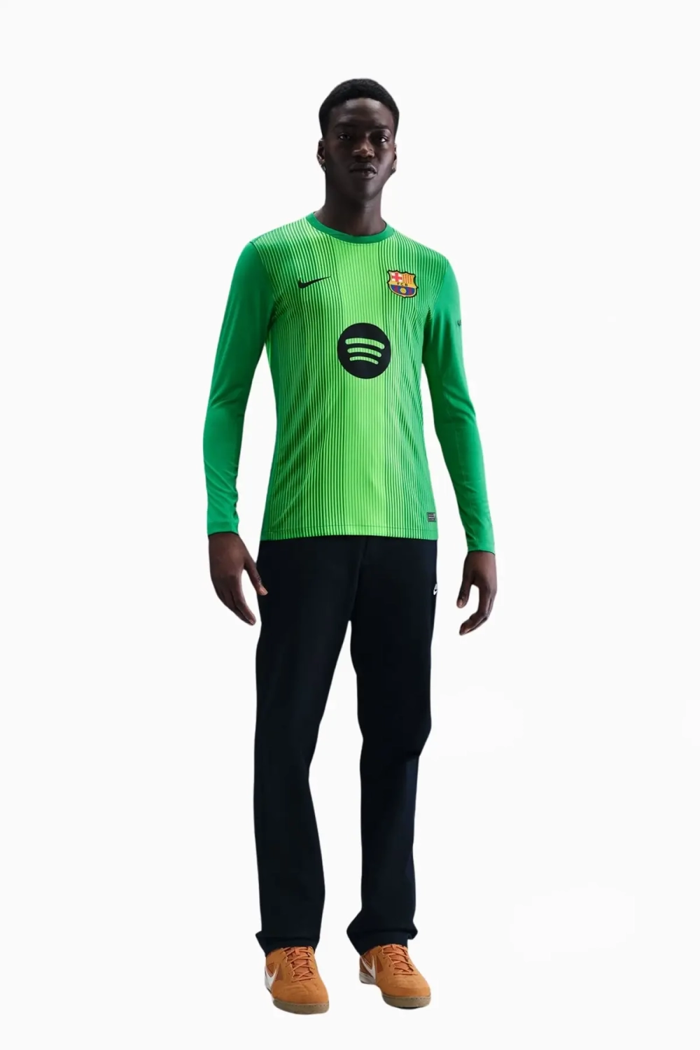 Футболка с длинными рукавами Nike FC Barcelona 25/26 Goalkeeper Stadium - зеленый