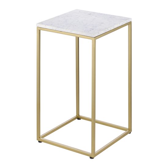 Набор из 2-х столиков mayen gold, белые/золотистые