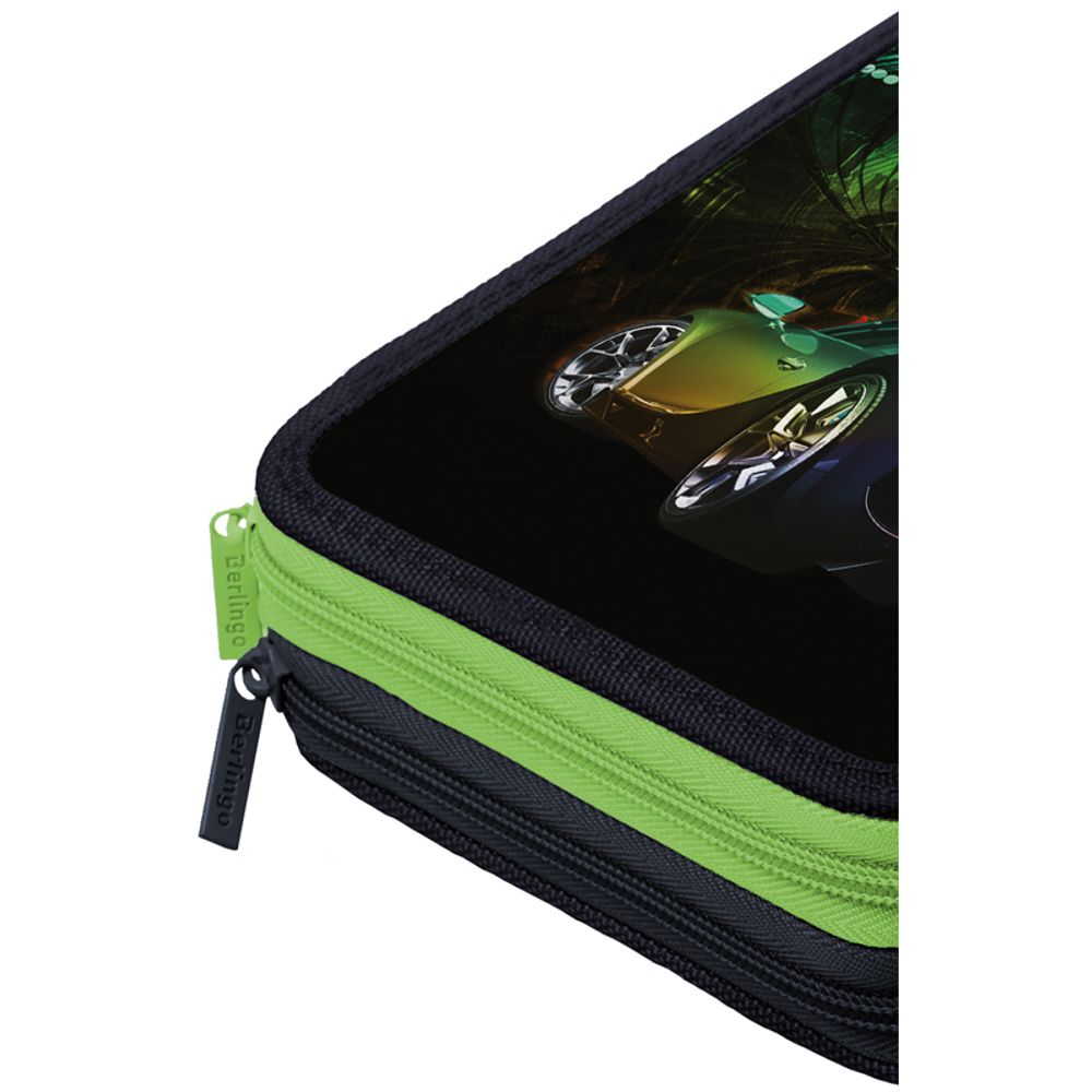 Пенал 2 отделения, 200*140*45 Berlingo "Go fast 2", полиэстер