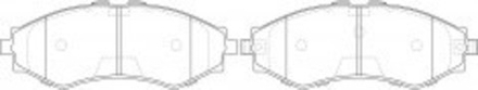 Тормозные колодки NIBK PN-0374