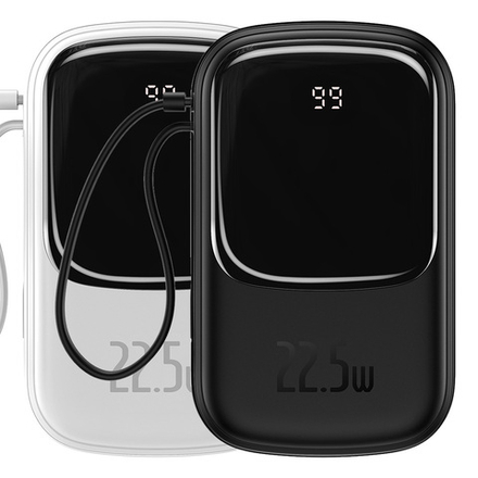 Внешний аккумулятор Baseus Qpow Digital Display Quick Charging Power Bank Type-C Edition 2C+U 20000mAh 22.5W