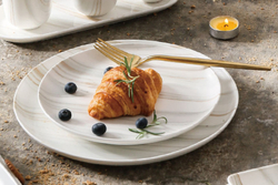 Тарелка обеденная 26см Home & Style The Royal Marble