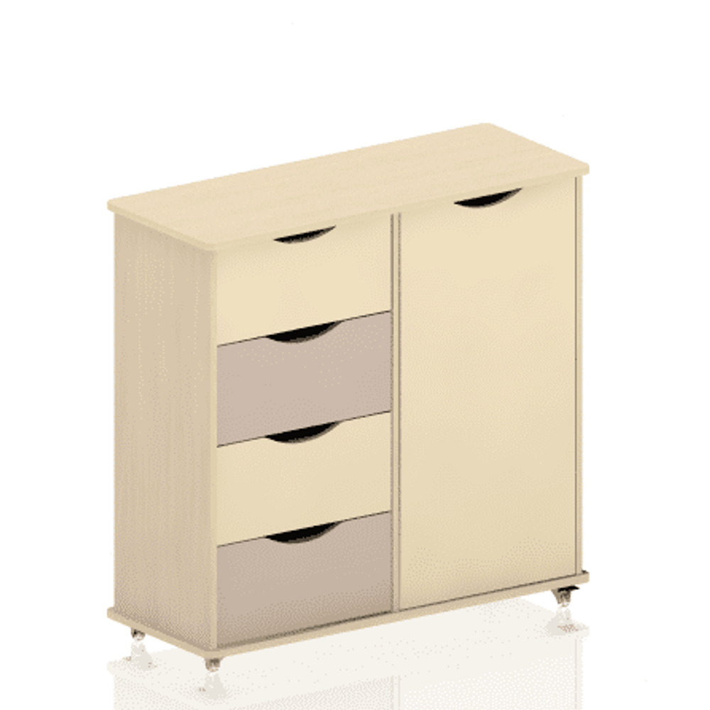 Мобильная система хранения с выдвижными ящиками Моди К5 серия СКАНДИК