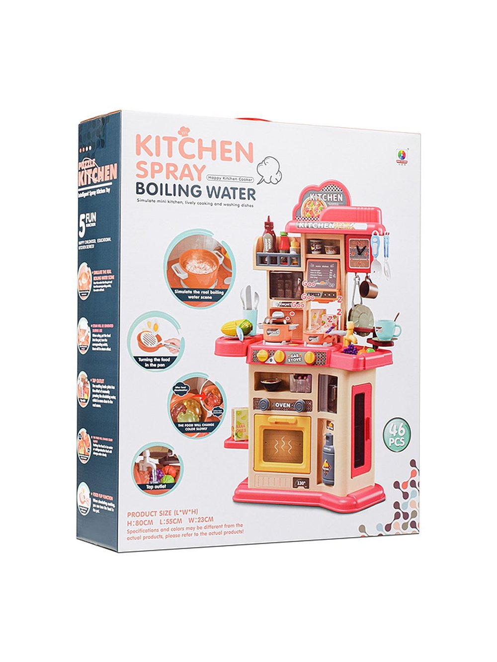 Игровой набор кухня Мастер шеф цвет розовый (MJL-911)