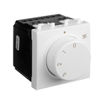 Механизм управления вентиляторами модульный, "Avanti", "Белое облако", 2модуля