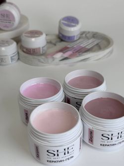 She Gel Construction Джули - Конструирующий Кератин гель, 30мл