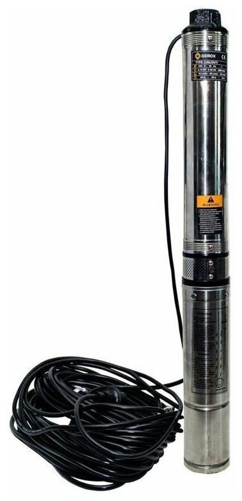 Насос скважинный GIDROX 3,5 QJD 3/21 55/124 кабель 50 м