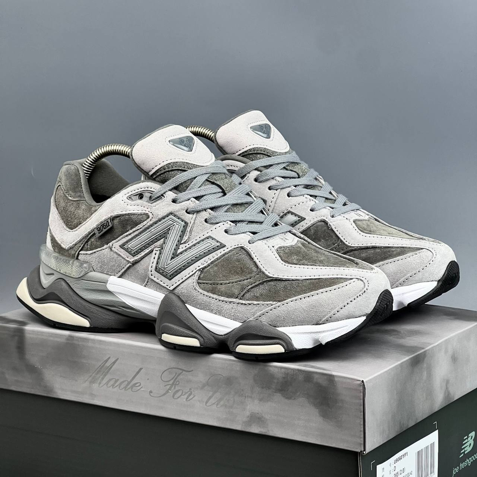 Кроссовки NB 9060 на меху #419 (сер.)