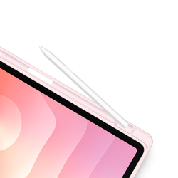 Чехол книжка розового цвета для планшета Samsung Galaxy Tab S11, серия Toby Series Case от Dux Ducis