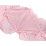 Трусики-шортики кружевные, розовые, XS-S